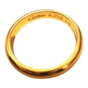Cartier Au750 リング 札幌市西区八軒
