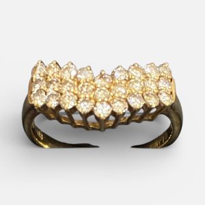 K18（18金）ダイヤモンドリング　札幌市　白石区　菊水