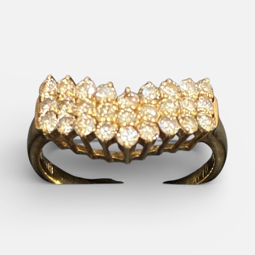 K18（18金）ダイヤモンドリング　札幌市　白石区　菊水