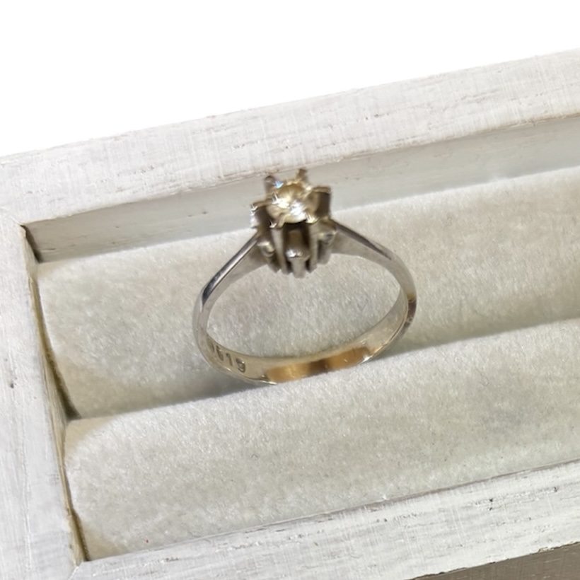 K14WG 14金 ホワイトゴールド ダイヤ リング アクセサリー ジュエリー 貴金属