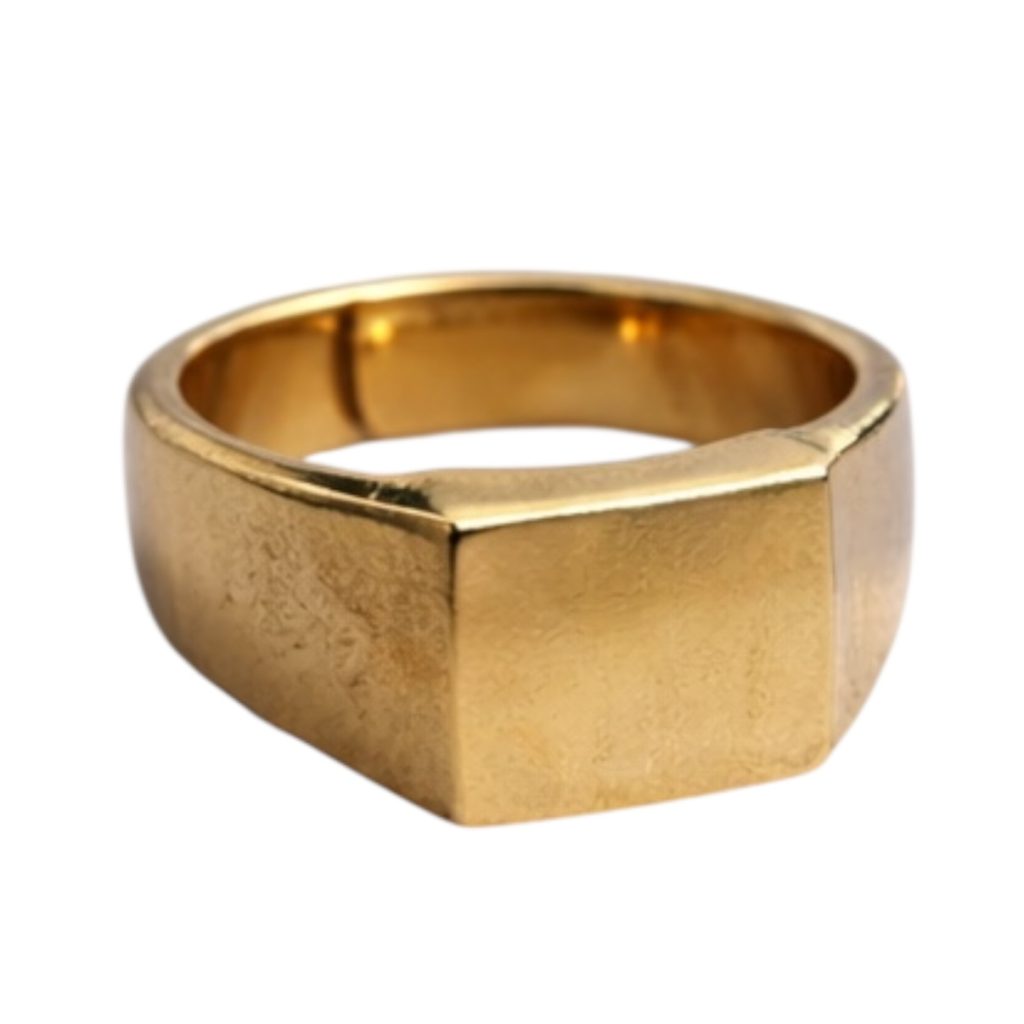 【函館市 純金リング 印台リング K24 高価買取】