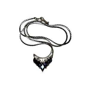 Pt900　サファイアネックレス