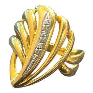 K18/Pt900 のコンビリング 9:1買取り