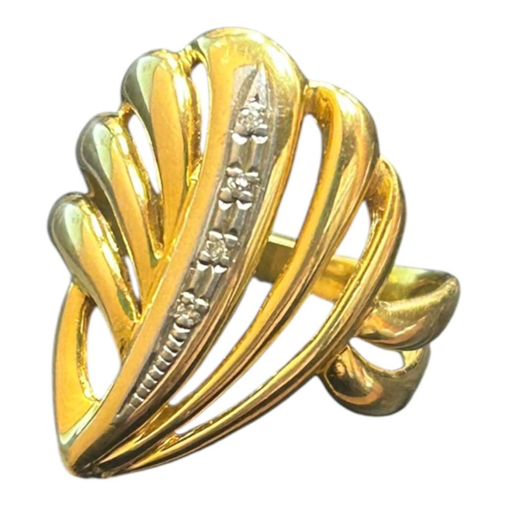 K18/Pt900 のコンビリング 9:1買取り