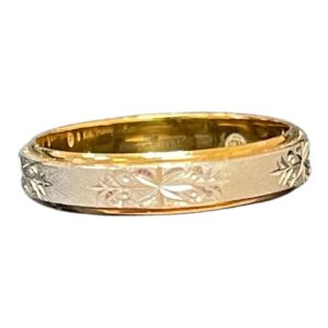 K18/Pt850 コンビリング 指輪