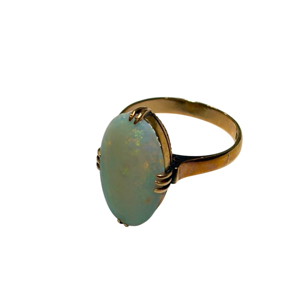 K18 オパール付き リング 指輪