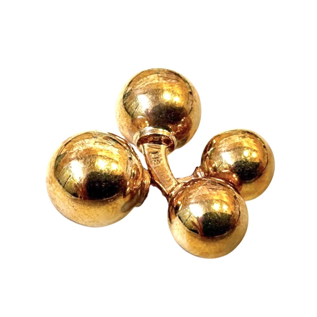 【K18 (18金)】カフスボタン