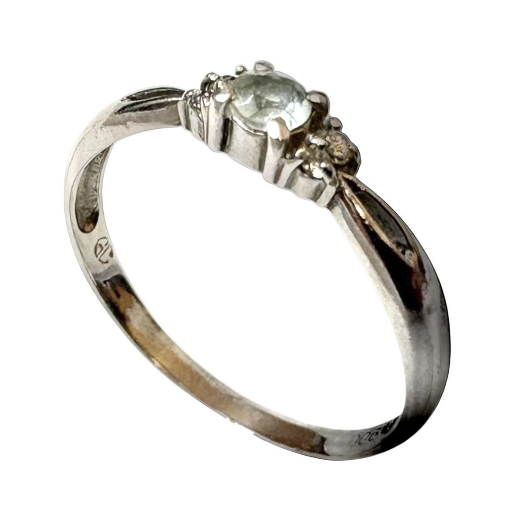 【Pt900 (プラチナ)】トルマリン リング