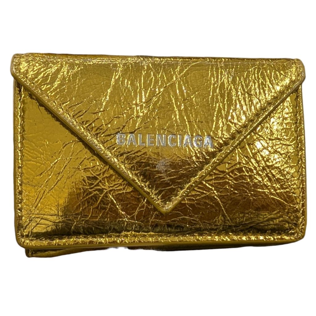 バレンシアガ ペーパーミニウォレット