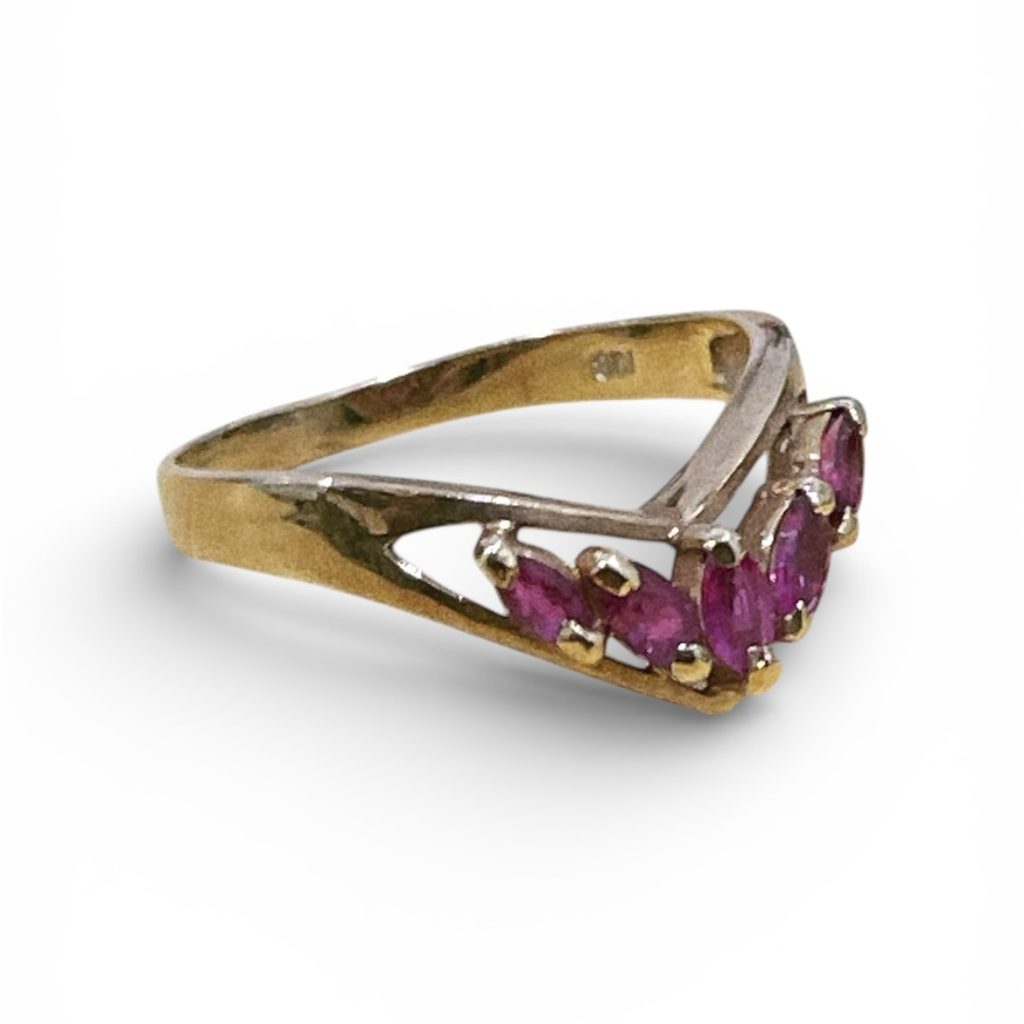 【K18 18金 ルビー リング 】