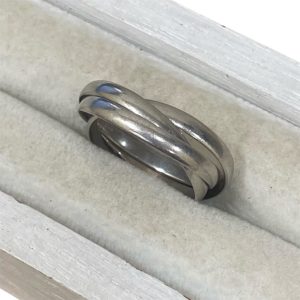 K18WG 18金 750 リング 指輪