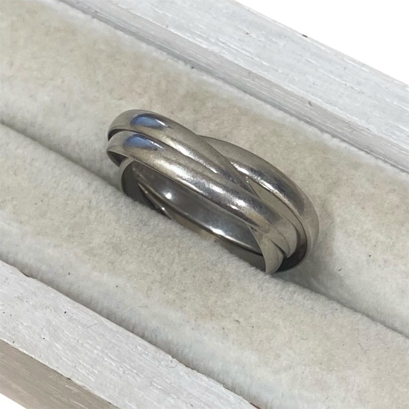 K18WG 18金 750 リング 指輪