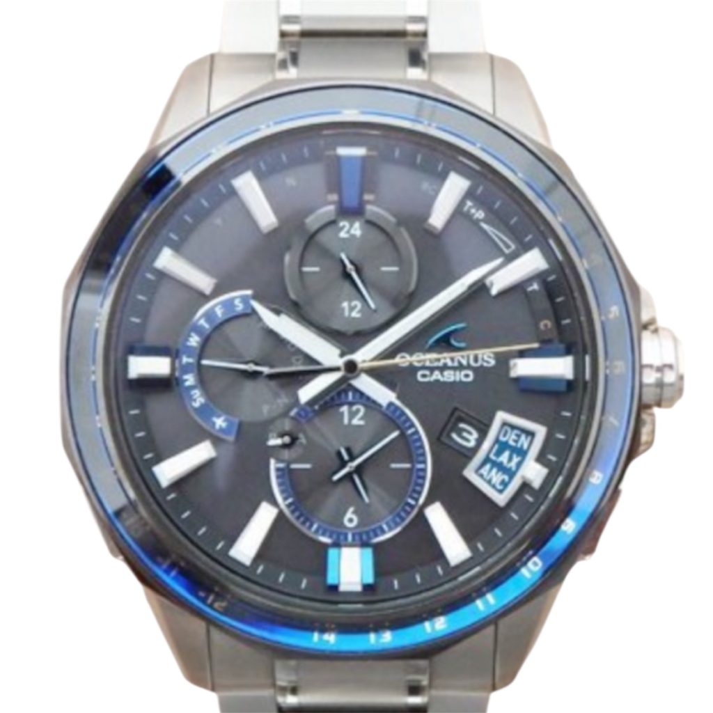 CASIO カシオ  OCEANUS オシアナス ソーラー 電波時計 チタン 腕時計