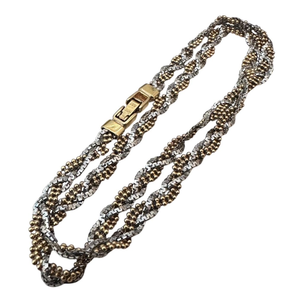 K18/Pt850 ネックレス