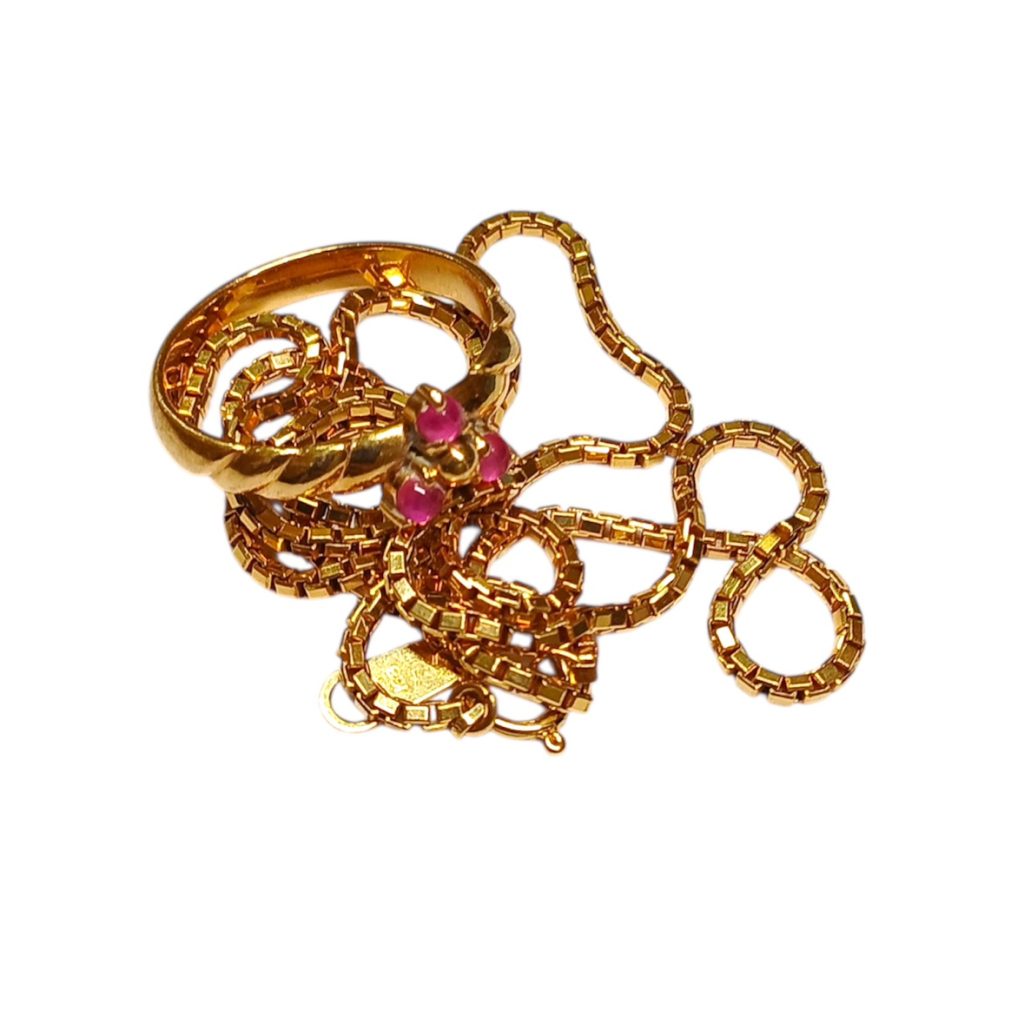 【K18 まとめ】18金・ルビー・ネックレス・リング・指輪・貴金属・アクセサリー