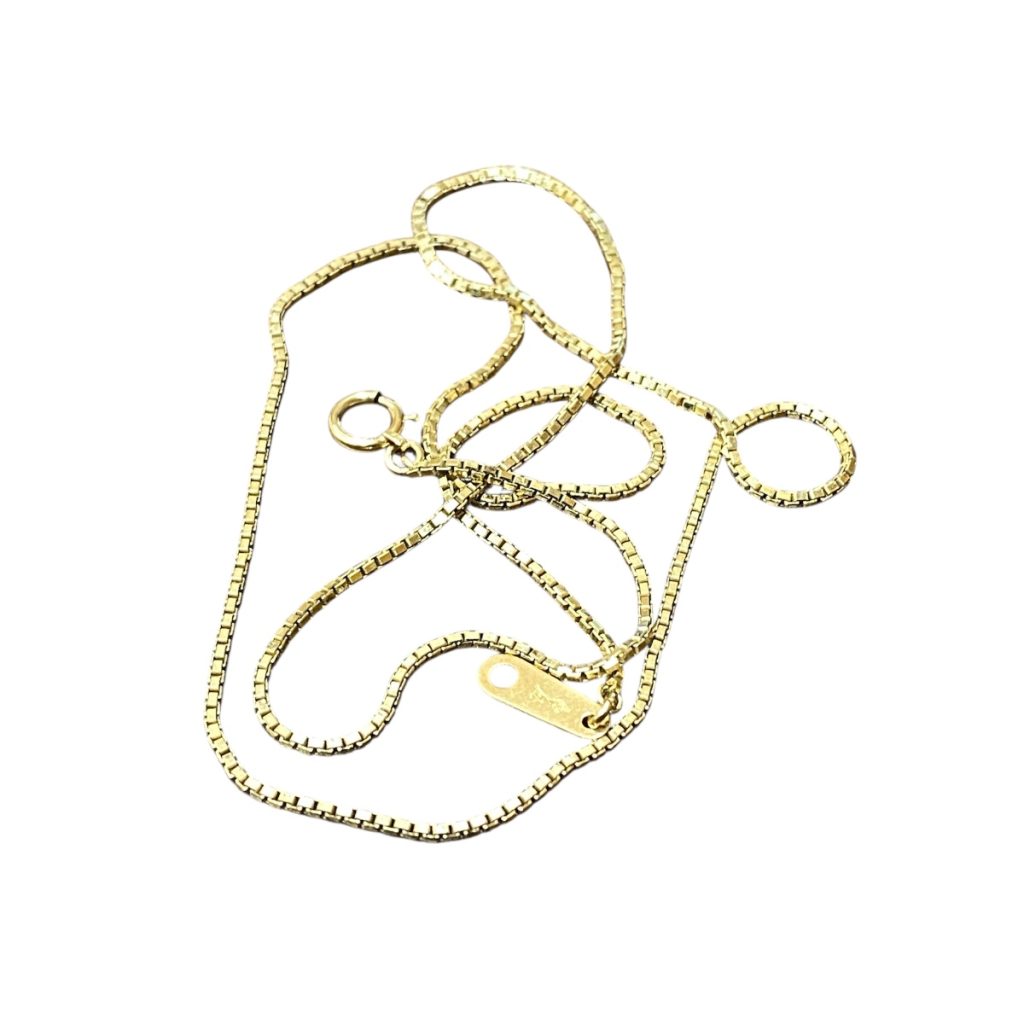 K18　750　ネックレス　石なし　18金