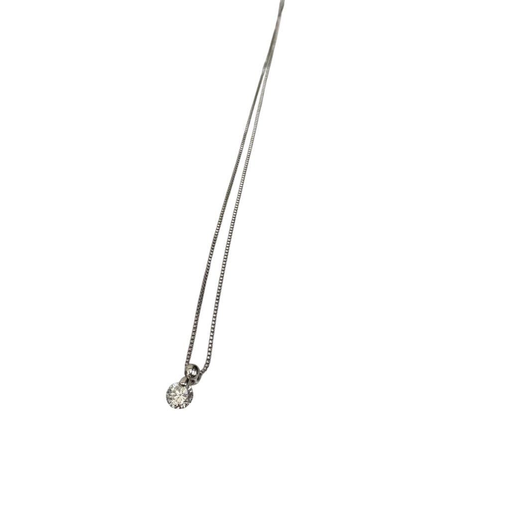 Pt850　ダイヤモンドネックレス