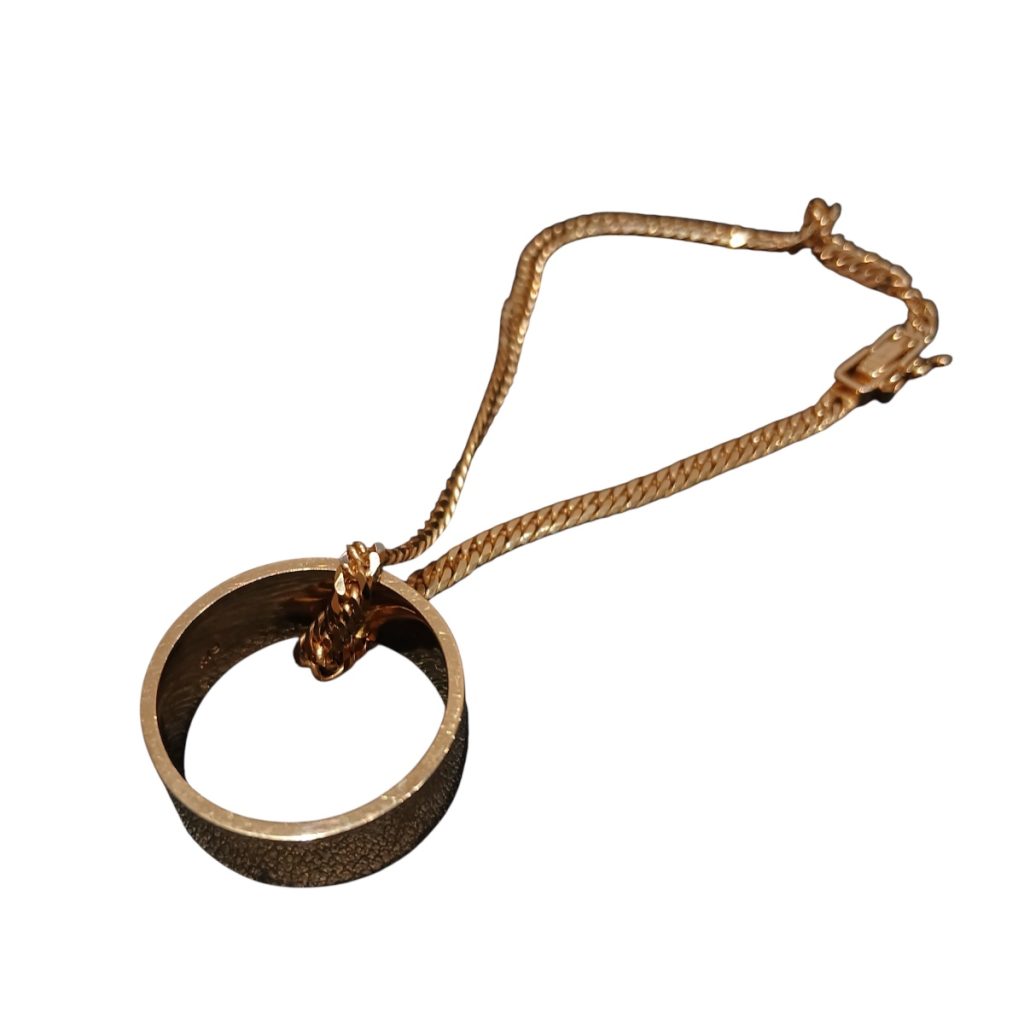 K18（18金・750）リング・ネックレス