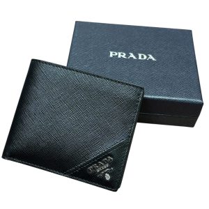 PRADA　プラダ　サフィアーノレザー　二つ折り財布