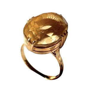 【K18 (金)】トパーズ リング