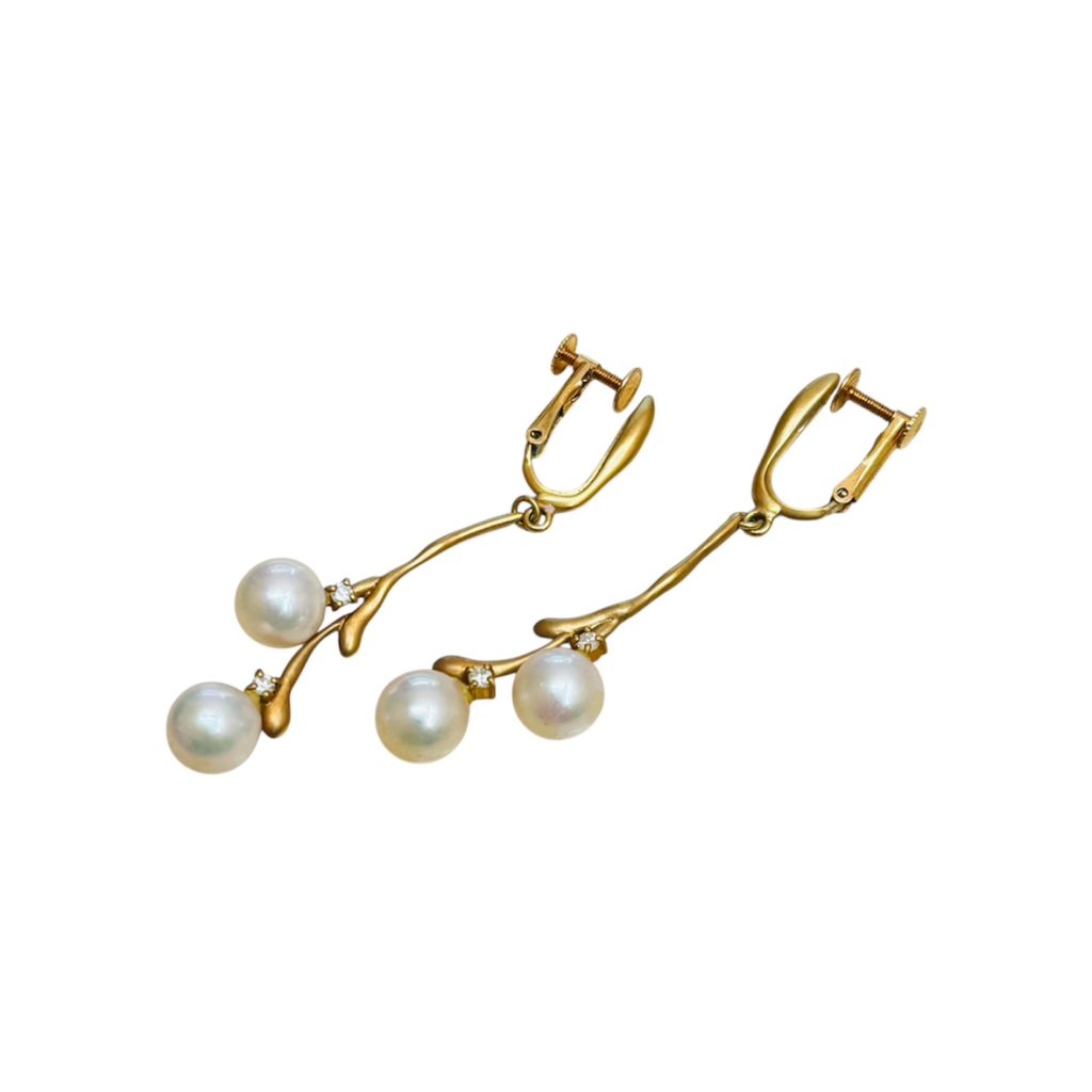 K18　18金　イヤリング