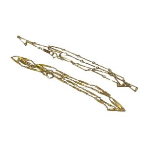 K18 18金 レディース 切子 ネックレス