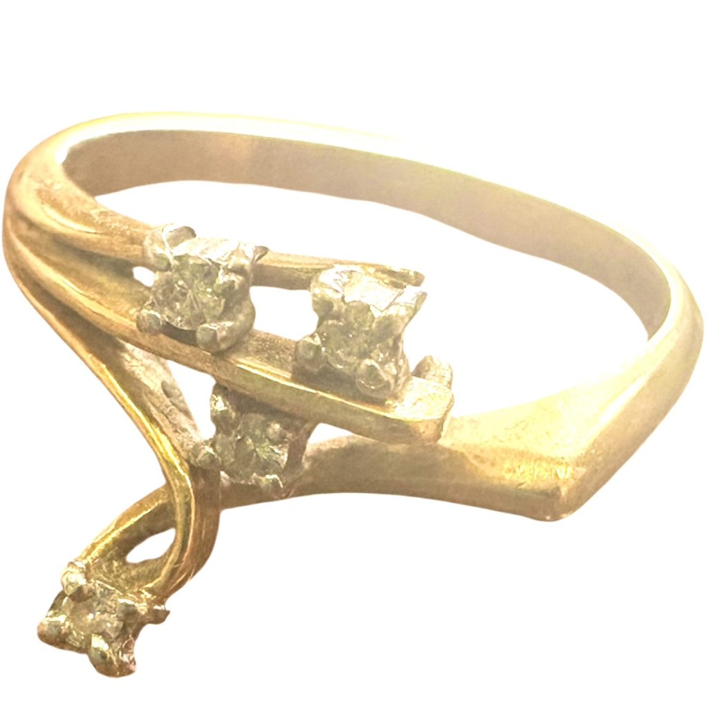 K18 メレダイヤ リング