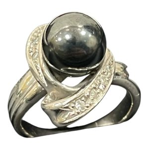 Pt900(プラチナ)パール付きリング