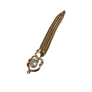 K18 18金  喜平　キヘイネックレス　パール　メレダイヤ　トップ　山形市