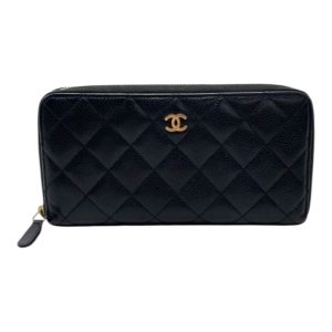 CHANEL シャネル キャビアスキン マトラッセ 長財布