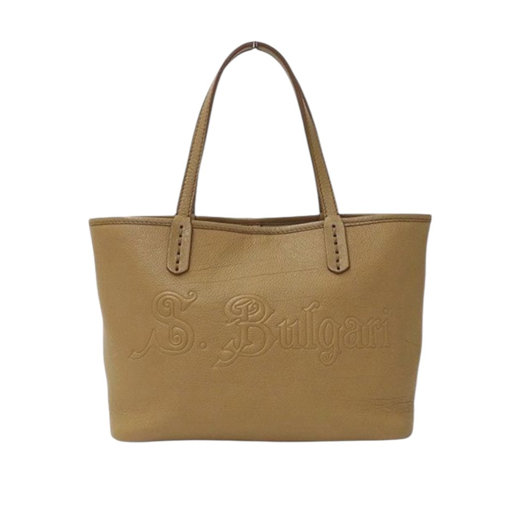 【ブルガリ（BVLGARI）】コレツィオーネ・ブランド・バック・トートバック・レザー