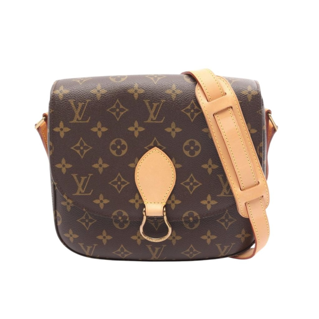 【ルイ・ヴィトン Louis Vuitton サンクルー】モノグラム・キャンバス・カーフレザー・キャンバス・ショルダーバック・ブランド