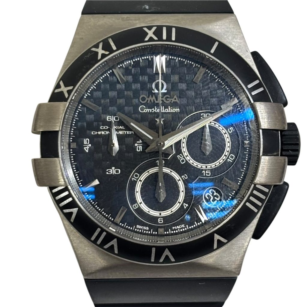 オメガ　コンステレーション　ダブルイーグルコーアクシャル　クロノグラフ
