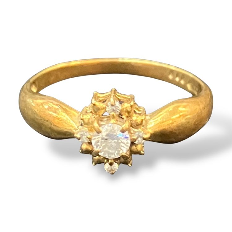 【ダイヤモンド リング】K18 18金 750