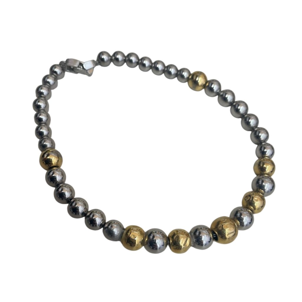 Pt850/K18　ブレスレット　プラチナ900/18金