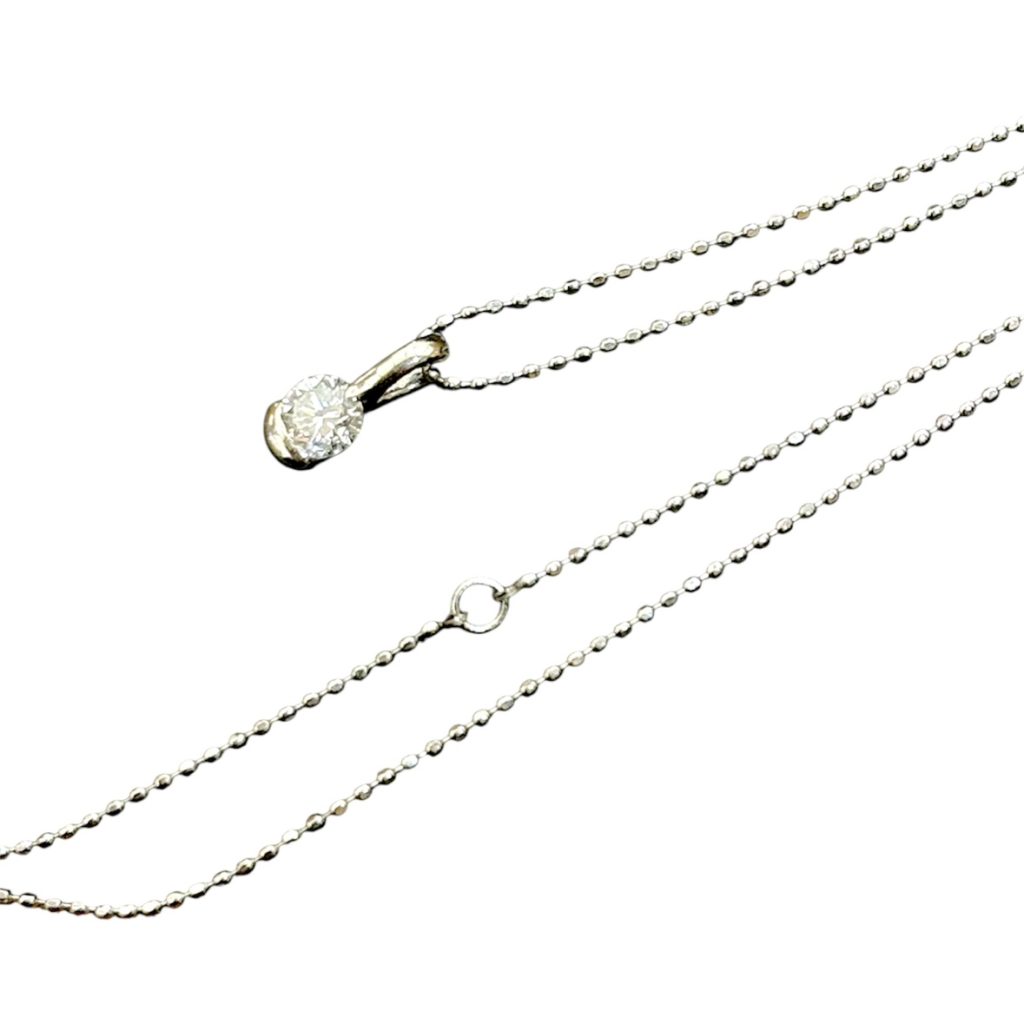 Pt900 ダイヤモンド ネックレス