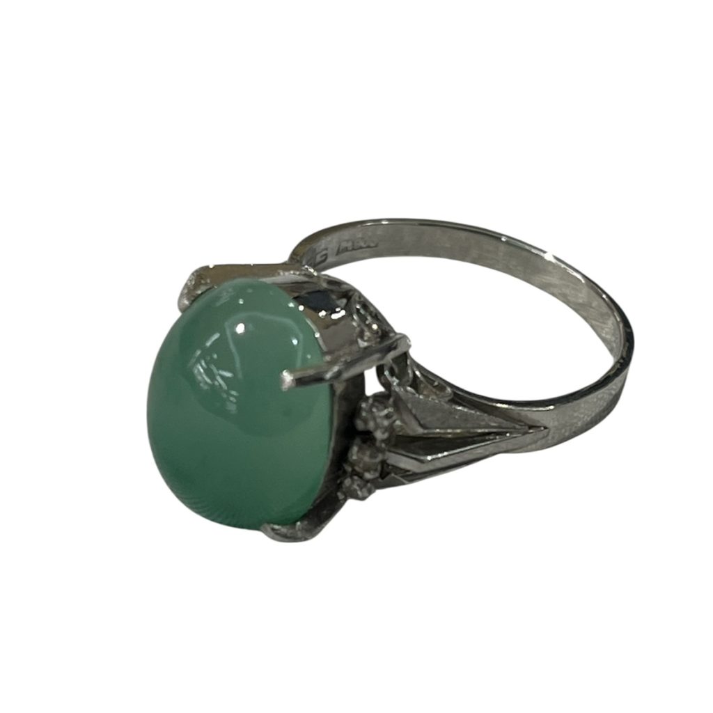 Pt900(プラチナ900)　石付　リング