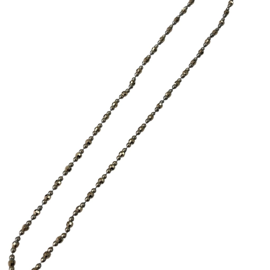 K18WG(18金ホワイトゴールド)　ネックレス