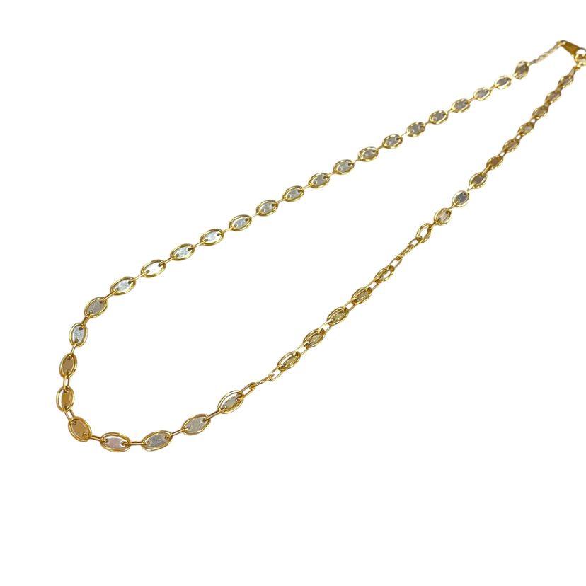 K18 18金 750 Pt850 コンビ ネックレス