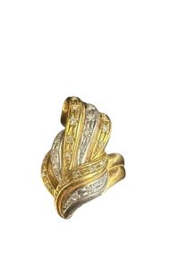 K18 Pt900 コンビリング