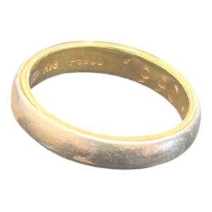 Pt900　K18　コンビリング　買取り