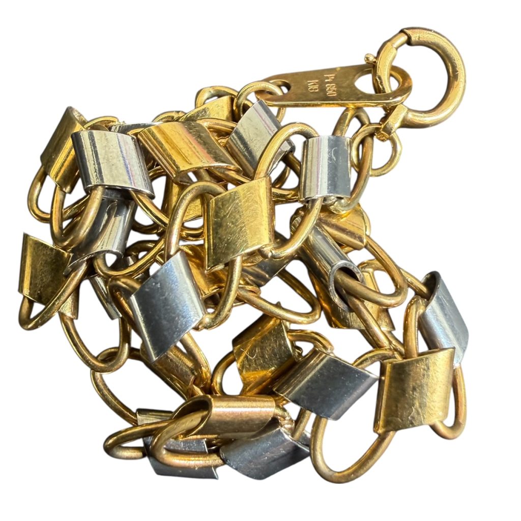 K18 PT850ブレスレット