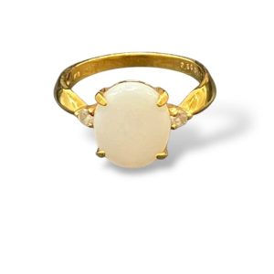 【オパール リング】K18 18金 750