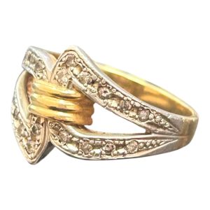 K18／Pt900 コンビリング