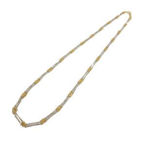 K18 18金 750 Pt850 コンビ ネックレス