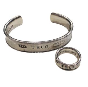 Tiffany&Co.(ティファニー)　ナローバングル＆ナローリング　1837