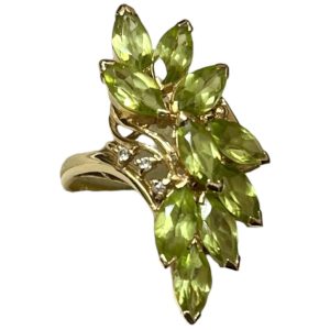 18金（K18）ペリドットリング