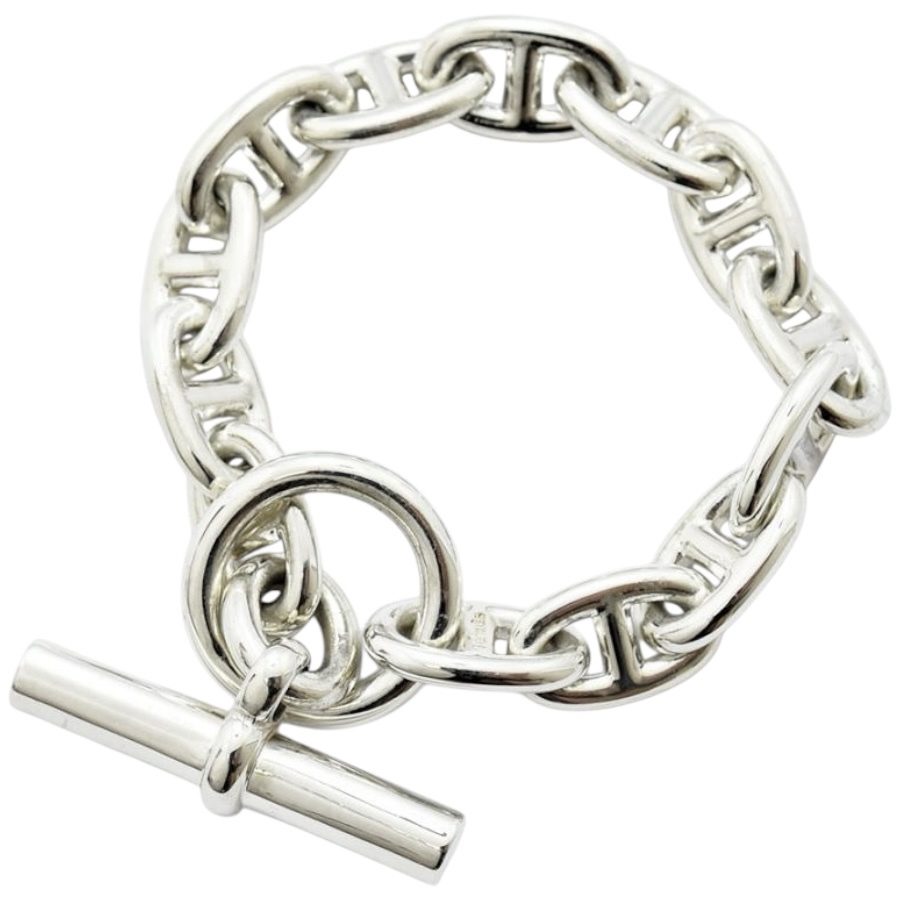 エルメス（Hermès）シェーヌダンクル シルバー ブレスレット