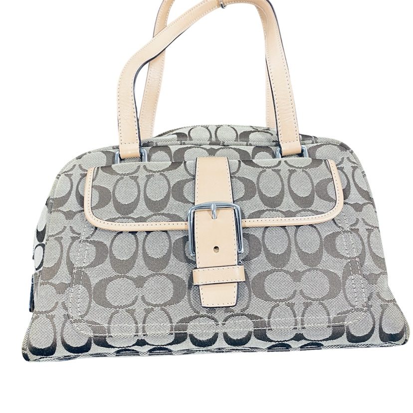 【COACH(コーチ)　ハンドバッグ/シグネチャー柄・バッグ・ブランド・メンズ・レディース】