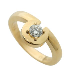 【K18 750 リング/貴金属・ジュエリー・リング・18金・宝石・ダイヤモンド・メンズ・レディース】